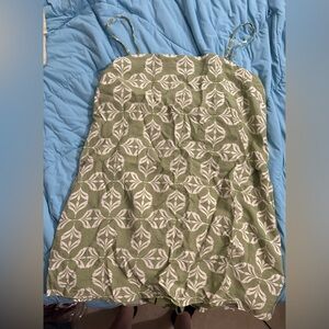 Abercrombie & Fitch Green and White Floral Dress